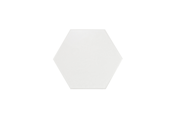 HEXAGON-WHITE BRILLO-EQUIPE 1700PZ 12.4X10.7 10EUROS